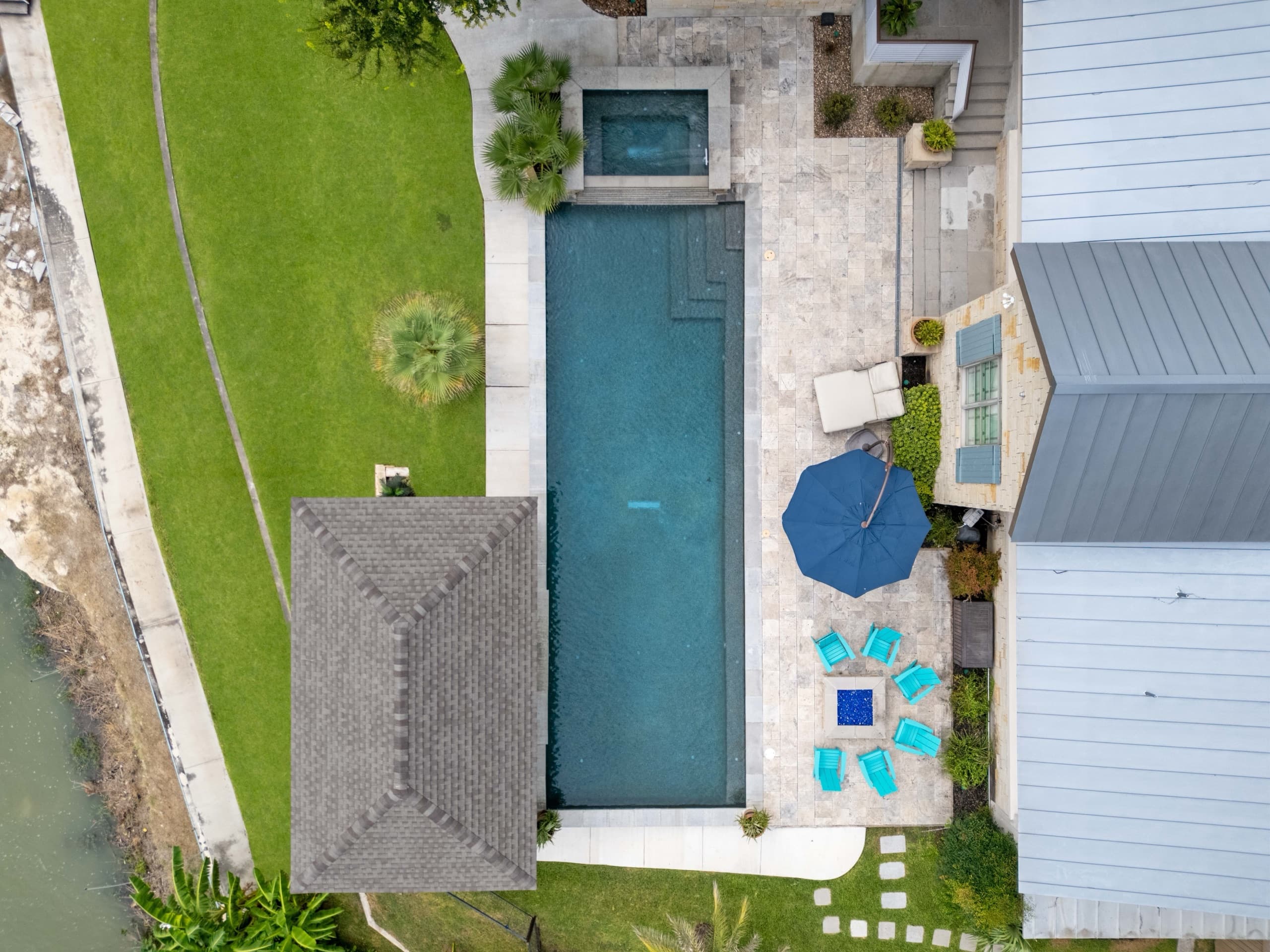 Aerial real estate media by FRME Media